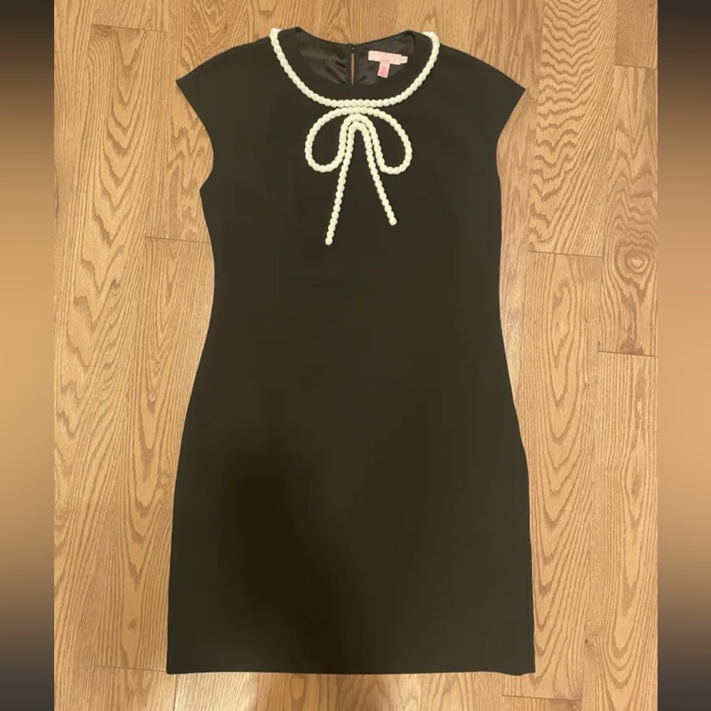 Ted Baker London black sleeveless mini dress